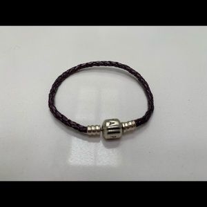 Pandora Jewelry - Purple Leather Bracelet Pandora Jewelry - Purple Leather Bracelet